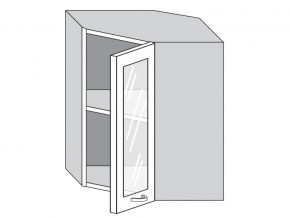 1.60.3у Шкаф настенный (h=720) угловой на 600мм со стекл. дверцей в Тюмени - tyumen.магазин96.com | фото