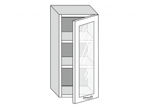 19.40.3 Шкаф настенный (h=913) на 400мм с 1-ой стекл. дверцей в Тюмени - tyumen.магазин96.com | фото