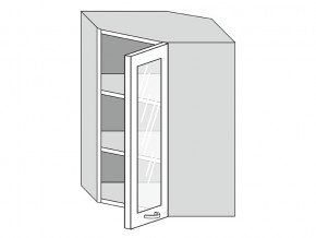 19.60.3у Шкаф настенный (h=913) угловой на 600мм со стекл. дверцей в Тюмени - tyumen.магазин96.com | фото
