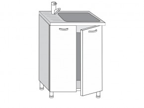 2.60.2мн Шкаф-стол на 600мм под накладную мойку с 2-мя дверцами в Тюмени - tyumen.магазин96.com | фото