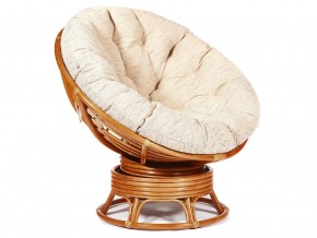 Кресло-качалка Papasan w 23/01 B с подушкой Cognac, ткань Старт в Тюмени - tyumen.магазин96.com | фото