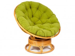 Кресло-качалка Papasan w 23/01 B с подушкой Honey, флок Олива в Тюмени - tyumen.магазин96.com | фото