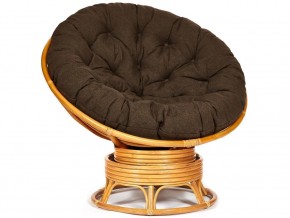 Кресло-качалка Papasan w 23/01 B с подушкой Honey, ткань Коричневый в Тюмени - tyumen.магазин96.com | фото