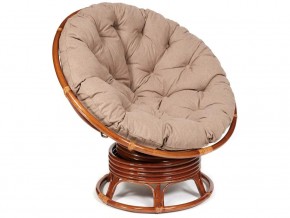 Кресло-качалка Papasan w 23/01 B с подушкой Pecan, экошерсть Коричневый в Тюмени - tyumen.магазин96.com | фото