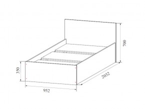 Кровать одинарная (Без матраца 0,9*2,0) в Тюмени - tyumen.магазин96.com | фото