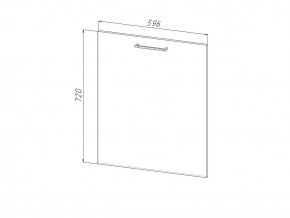 П 60 Комплект для посудомоечной машины 600 мм (цоколь + фасад) ЛДСП в Тюмени - tyumen.магазин96.com | фото