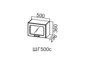 ШГ500с/360 Шкаф навесной 500/360 (горизонт. со стеклом) в Тюмени - tyumen.магазин96.com | фото