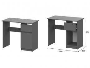 Стол письменный 900 Денвер Графит серый в Тюмени - tyumen.магазин96.com | фото
